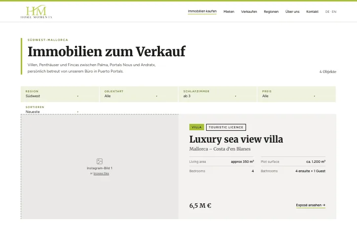 Katalog im Design Home Moments
